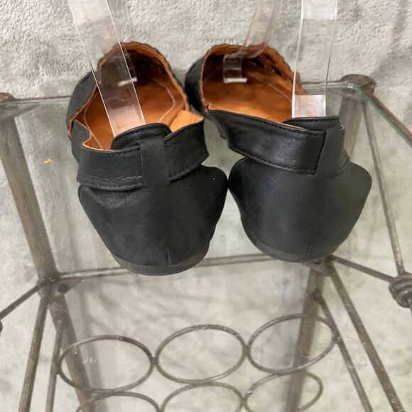Spring Step DELORSE Shoes Black Leather Flats Sandals Women's 40/US 9 - Picture 4 of 13